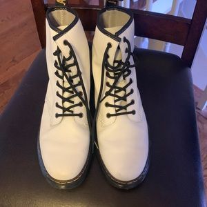 White Doc Marten